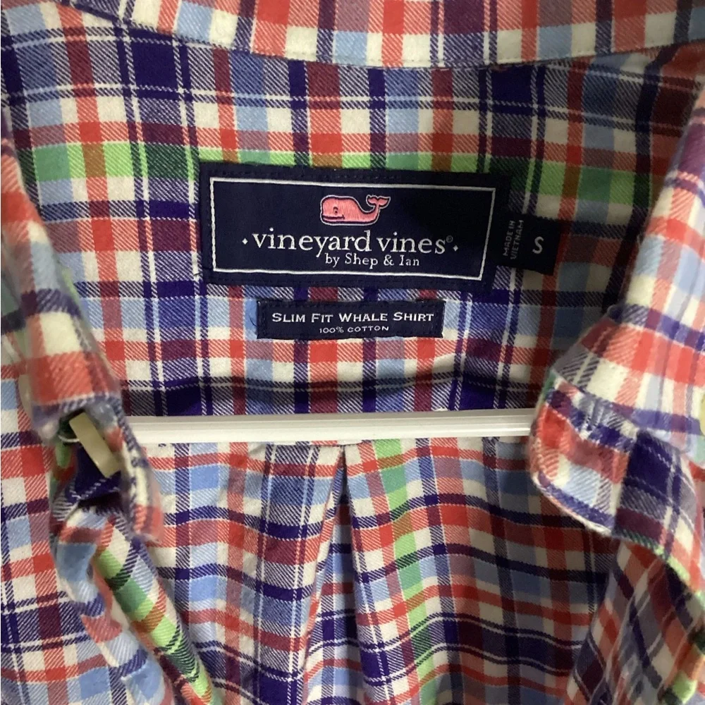 Vineyard Vines Mens slim fit whale shirt size Small - Picture 3 of 4